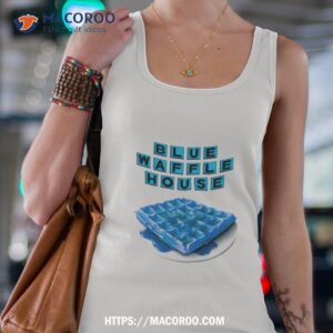blue waffle house shirt tank top 4
