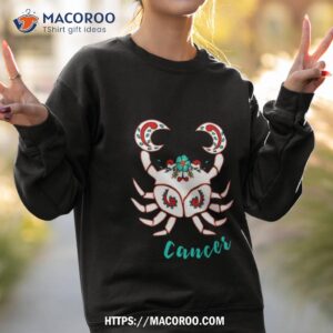 boho zodiac sign cancer astrology watercolor shirt sweatshirt 2