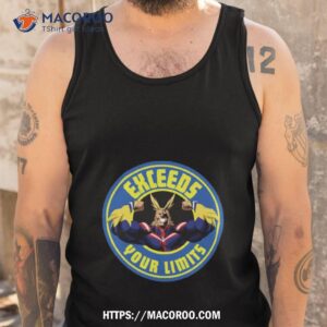 boku no hero academia all might exceeds your limits starbucks logo shirt tank top