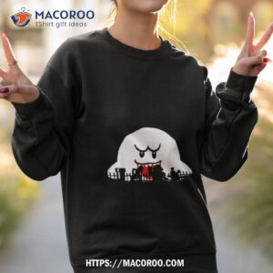 boo trick or treat halloween silhouette shirt sweatshirt 2
