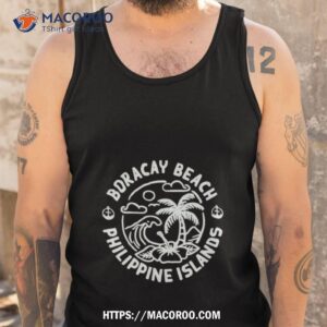 boracay beach philippine islands shirt tank top
