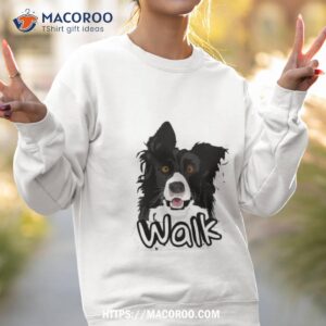 Border Collie Walk Christmas Shirt 2 border collie walk christmas shirt sweatshirt 2