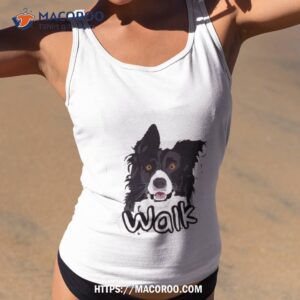 Border Collie Walk Christmas Shirt 3 border collie walk christmas shirt tank top 2