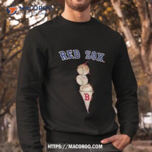 boston red sox triple scoop fringe t shirt sweatshirt