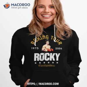 boxing tour 1975 2006 rocky contenders t shirt hoodie 1