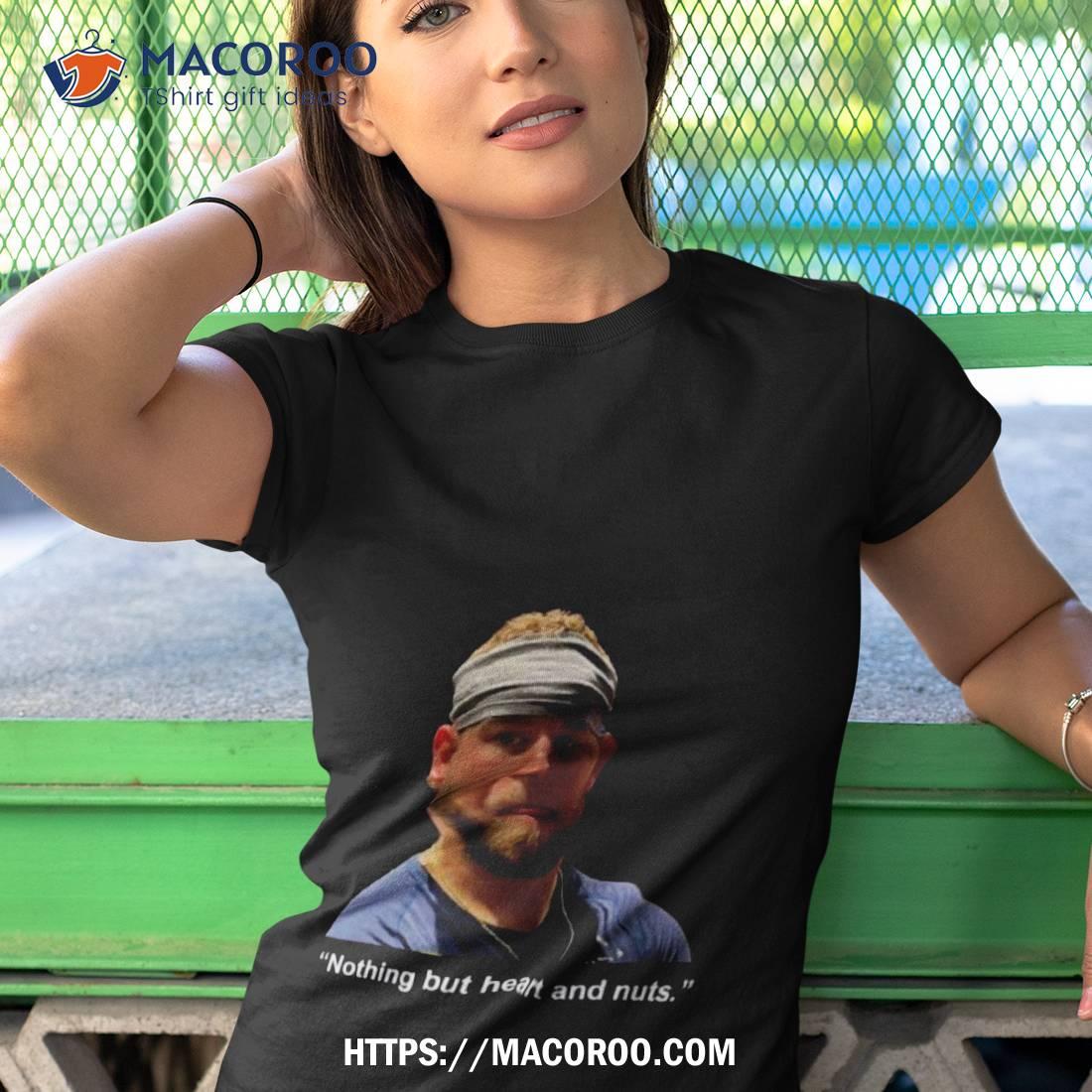 Braves Aj Minter Nothing But Heart And Nuts T Shirt Braves Aj Minter Nothing But Heart And Nuts T Shirt