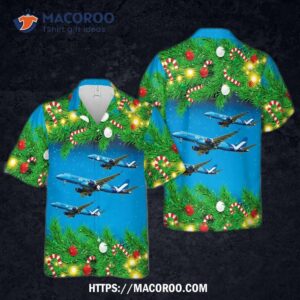Breeze Airways E190 Christmas Hawaiian Shirt