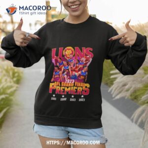 brisbane lions afl grand final premiers 2023 shirt sweatshirt