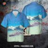 British Royal Navy Hms Antrim (d18) County-class Destroyer Hawaiian Shirt
