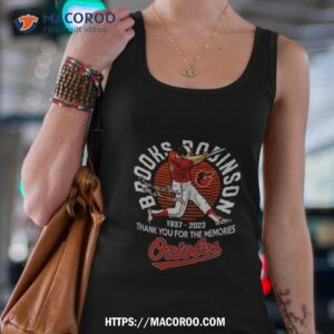 brooks robinson thank you for the memories shirt tank top 4