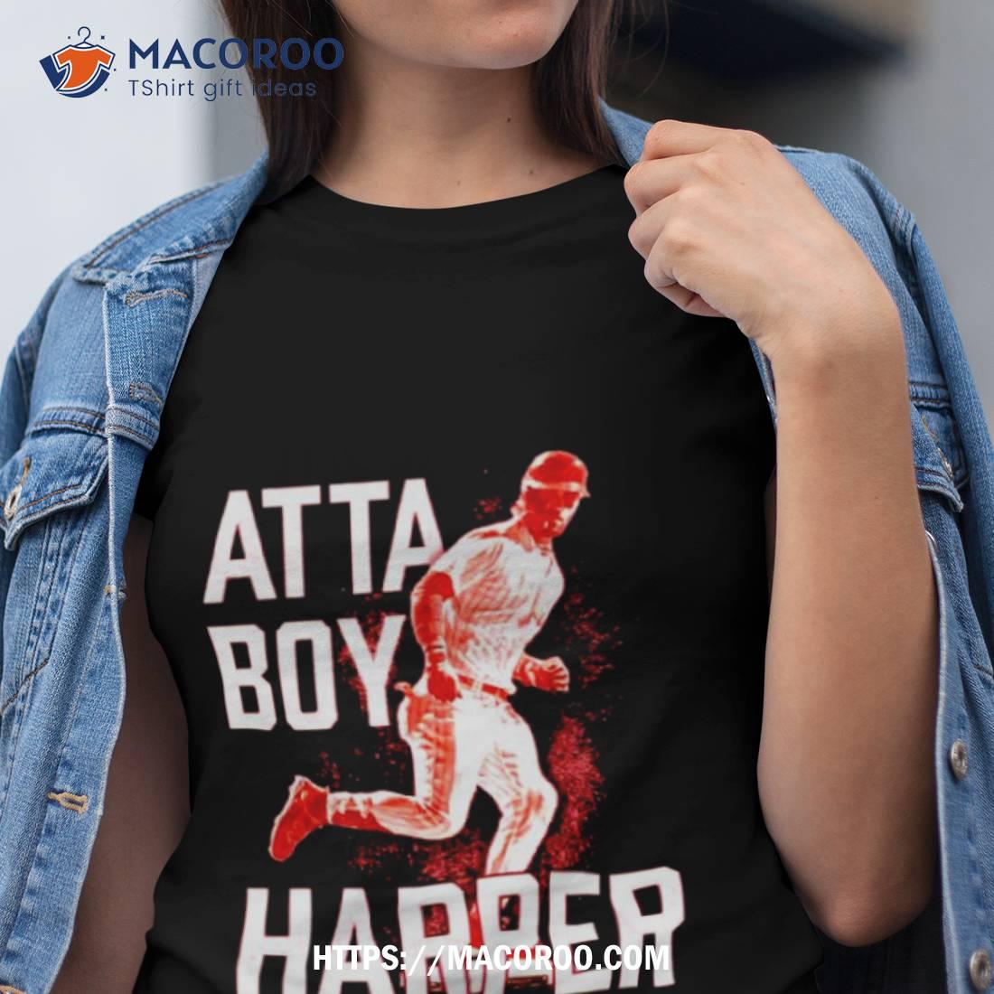 Bryce Harper Shirts, Atta Boy Harper Baseball Hoodie MLB Merch Gift -  Family Gift Ideas That Everyone Will Enjoy