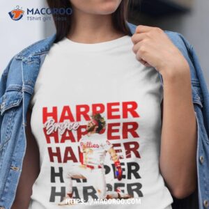 bryce harper phillies fans signature shirt tshirt