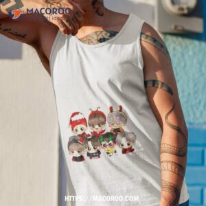 Bts Christmas Cartoon Shirt 3 bts christmas cartoon shirt tank top 1