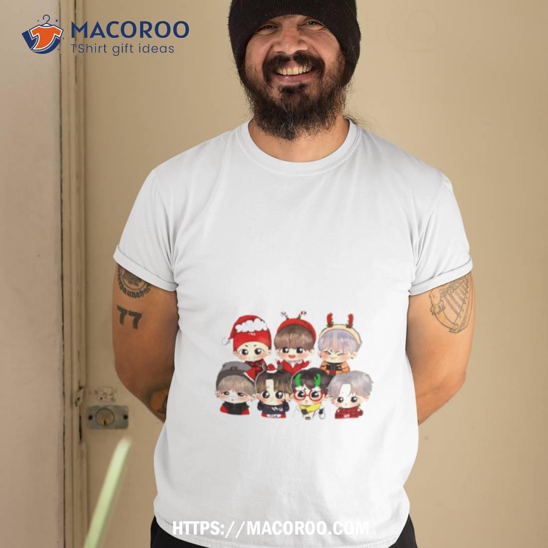 Bts Christmas Cartoon Shirt Bts Christmas Cartoon Shirt
