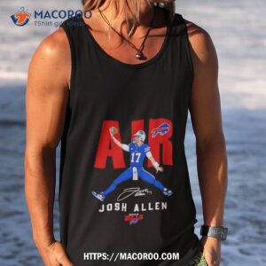 buffalo bills air josh allen 17 2023 signature shirt tank top