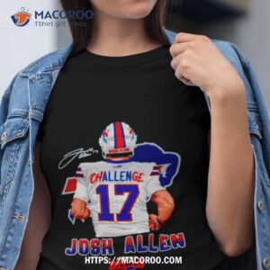 Buffalo Bills Josh Allen Jumping over things signature shirt - Trend T Shirt  Store Online