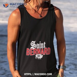 buffalo bills saint bernard 43 t shirt tank top