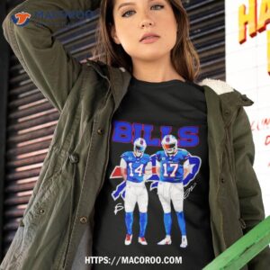 buffalo bills stefon diggs and josh allen the joshy and diggy show signatures t shirt tshirt 2