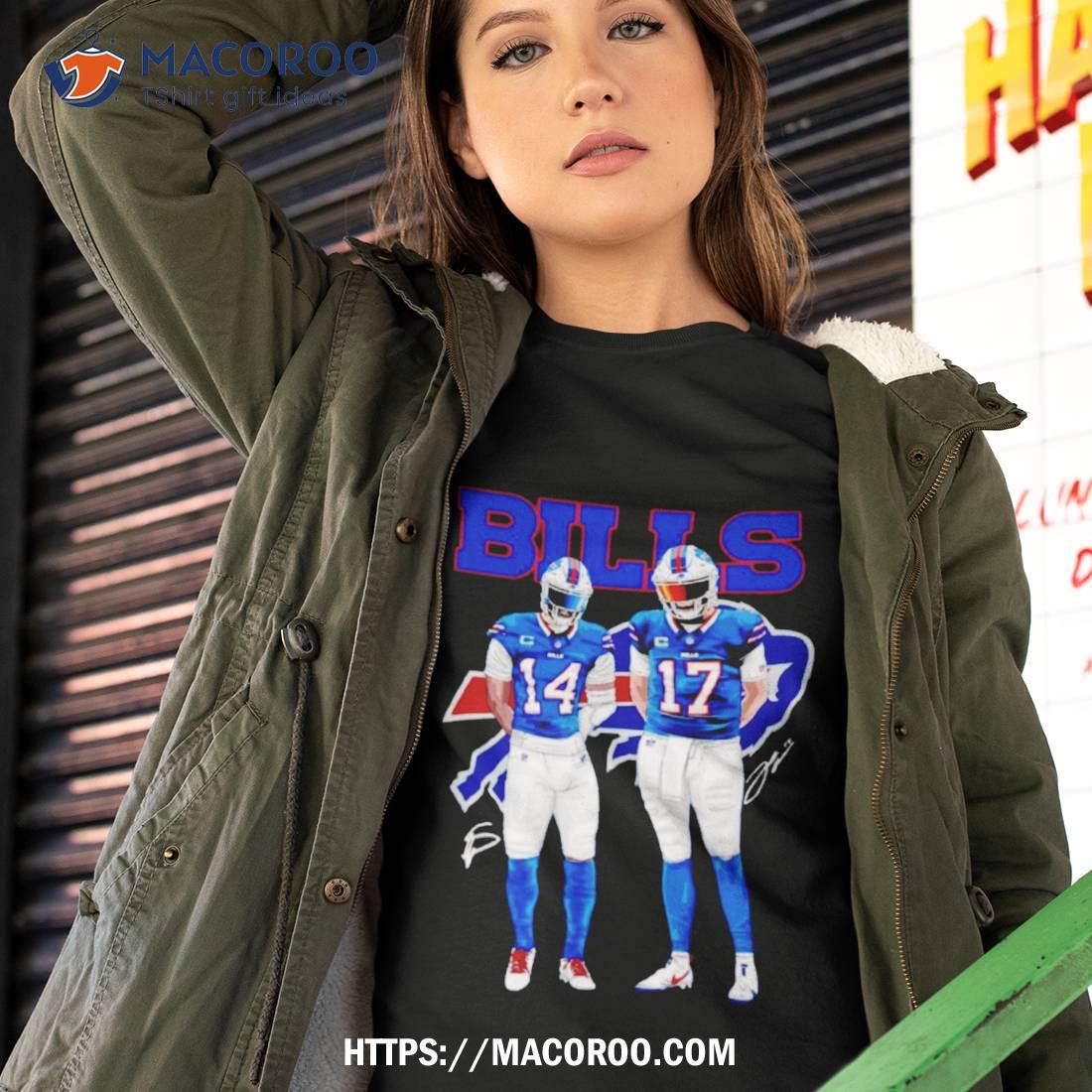 Josh Allen & Stefon Diggs Buffalo Bills Player Art shirt - Gearuptee