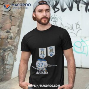 buffalo sabres dominik hasek 39 1992 2001 and rya miller 30 2002 2014 signature t shirt tshirt 3