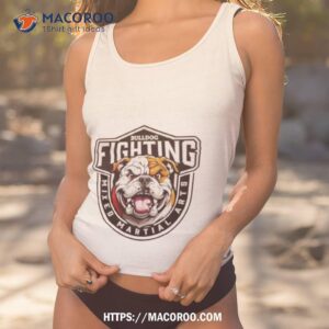 bulldog fighting mixed martial arts shirt tank top 1