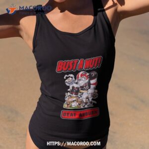 bulldogs bust a nut beat auburn t shirt tank top 2
