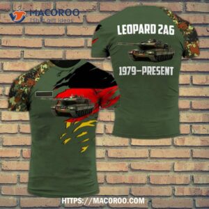 Bundeswehr Kampfpanzer Leopard 2a6 3D T-Shirt