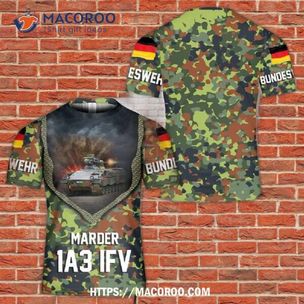 Bundeswehr Marder 1a3 Ifv 3D T-Shirt