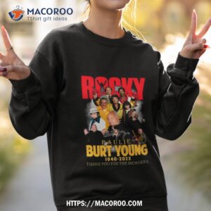 burt young paulie rocky 1940 2023 thank you for the memories signature t shirt sweatshirt 2