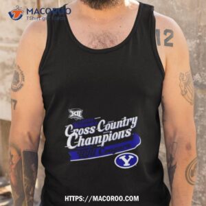 byu cougars 2023 big 12 women s cross country champions shirt tank top