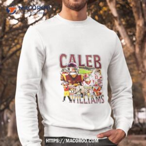 caleb williams player usc trojans football vintage 2023 t shirt sweatshirt