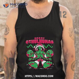 call of cthulhumas christmas shirt tank top