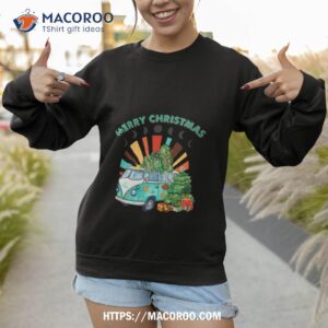 camping hippie christmas 2023 shirt sweatshirt 1