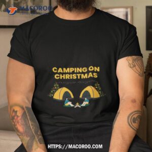 Camping On Christmas Shirt Camping On Christmas Shirt