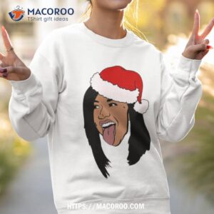 cardi b christmas santa shirt sweatshirt 2