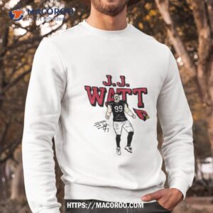 cardinals jj watt signature t shirt sweatshirt