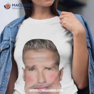 Caricature Of David Beckham Shirt
