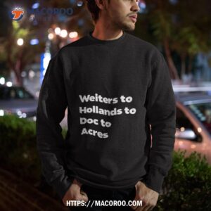 carlton news amp stats weiters to hollands to doc to acres t shirt sweatshirt