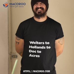 Carlton News & Stats Weiters To Hollands To Doc To Acres T Shirt