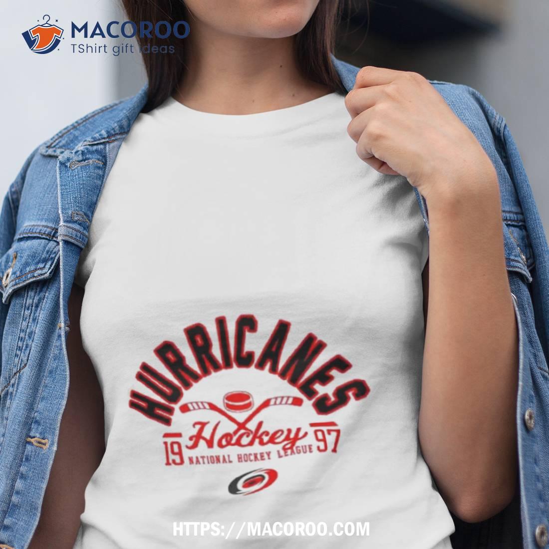 Carolina Hurricanes Half Puck National Hockey League 1997 T Shirt Carolina Hurricanes Half Puck National Hockey League 1997 T Shirt