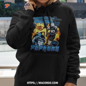Carolina Panthers Julius Peppers Mitchell And Ness 2023 Hall Of Honor Signature T Shirt 1 carolina panthers julius peppers mitchell and ness 2023 hall of honor signature t shirt hoodie