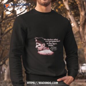 castellanos thrives we thrive after we get punched in the face man signature shirt sweatshirt