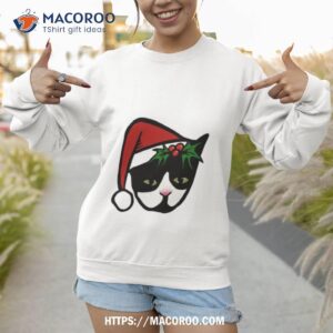 cat christmas shirt sweatshirt