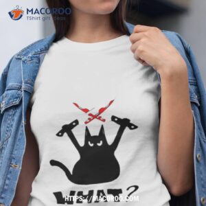 Cat Knife Merry Christmas Black Cat K Shirt