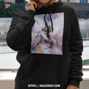 cat sloth unicorn rainbow poster shirt hoodie 2