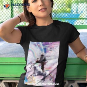 Cat Sloth Unicorn Rainbow Poster Shirt