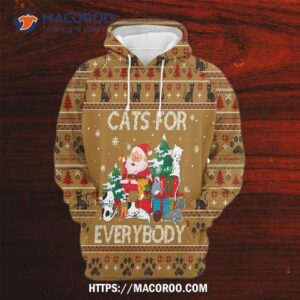 cats gosblue unisex 3d graphic hoodies sublimation christmas printed for xmas funny 0