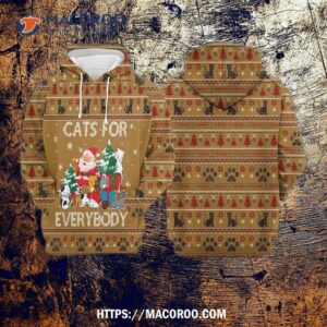 Cats For EveryBody All Over Print 3D Hoodie