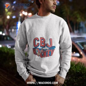 cbj hockey shirt sweatshirt