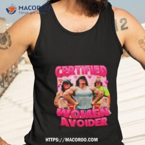certified women avoider sam sulek shirt tank top 3